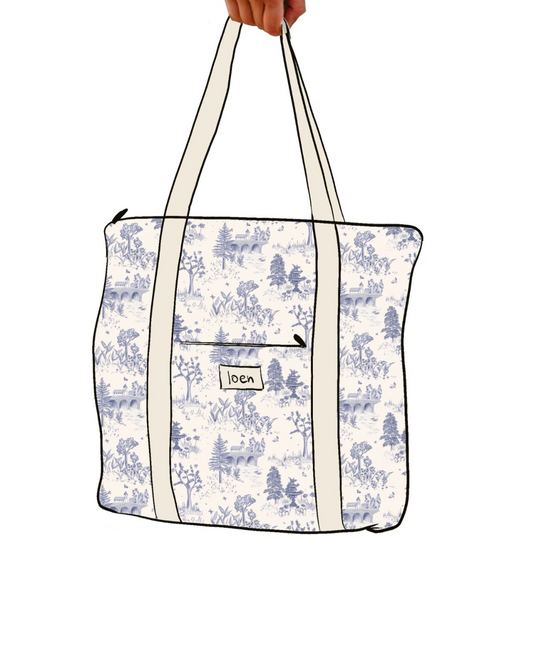 PREVENTA Bolso Esencial – Toile Azul