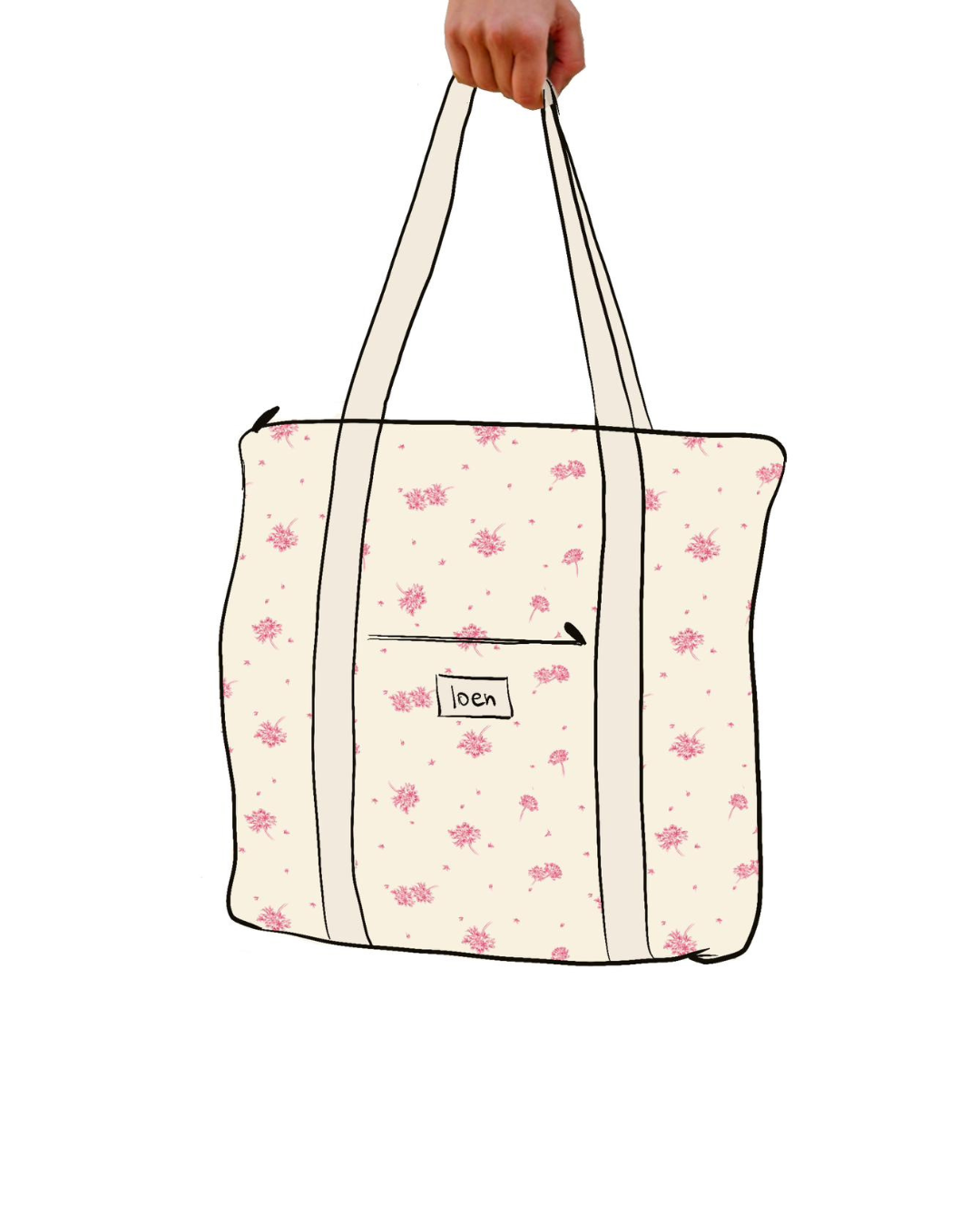 PREVENTA Bolso Esencial – Agapanto Rosa