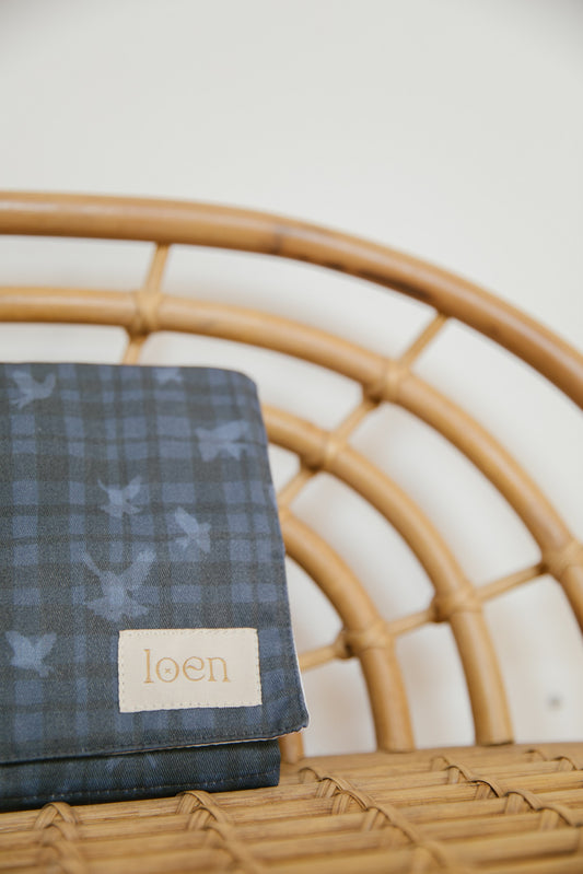 Bolso Esencial – Vichy Golondrina Azul Noche