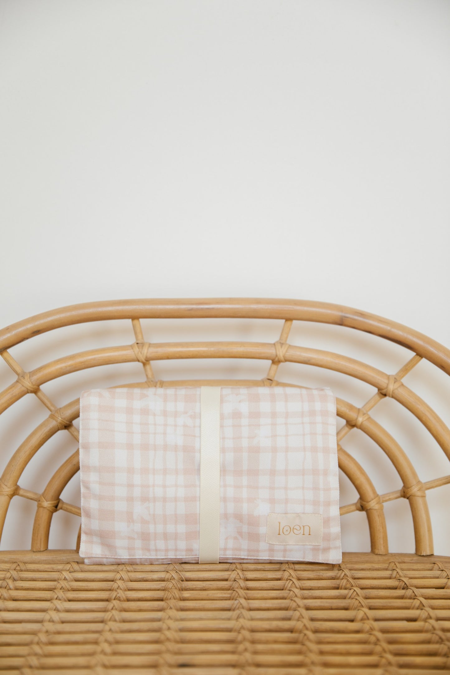 Mudador Portátil – Vichy Golondrina Beige