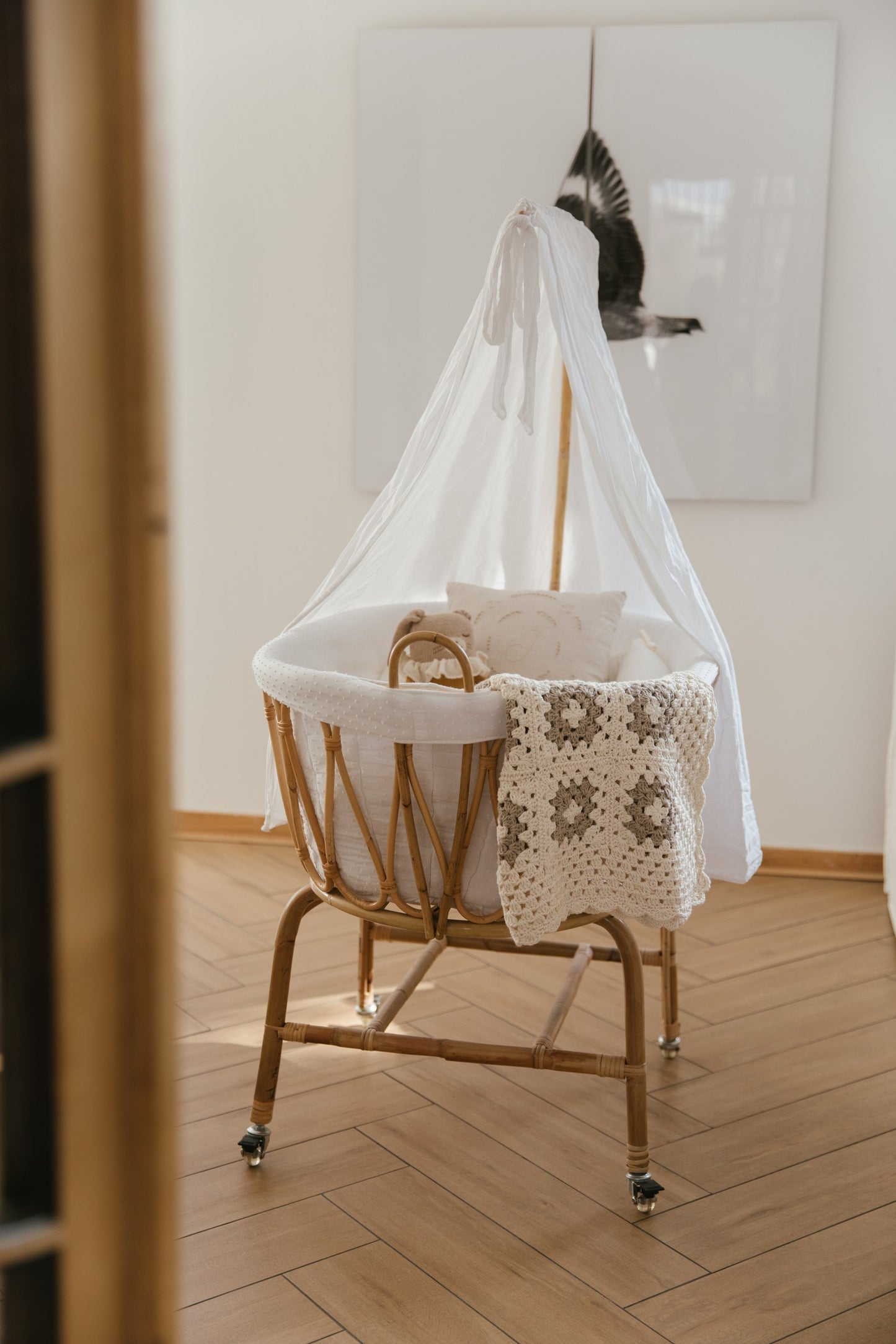 Manta de Crochet – Pima Beige