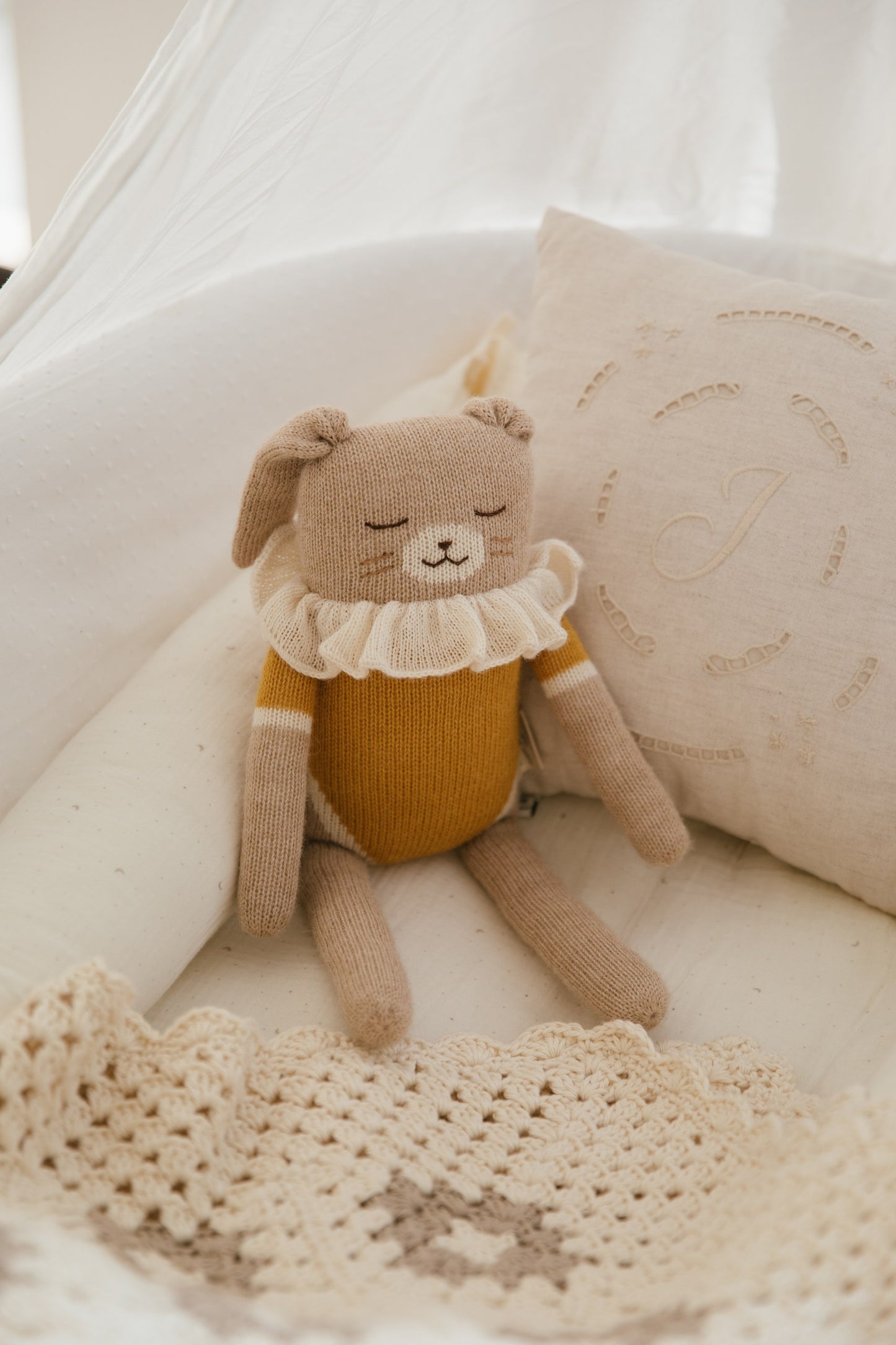 Manta de Crochet – Pima Beige