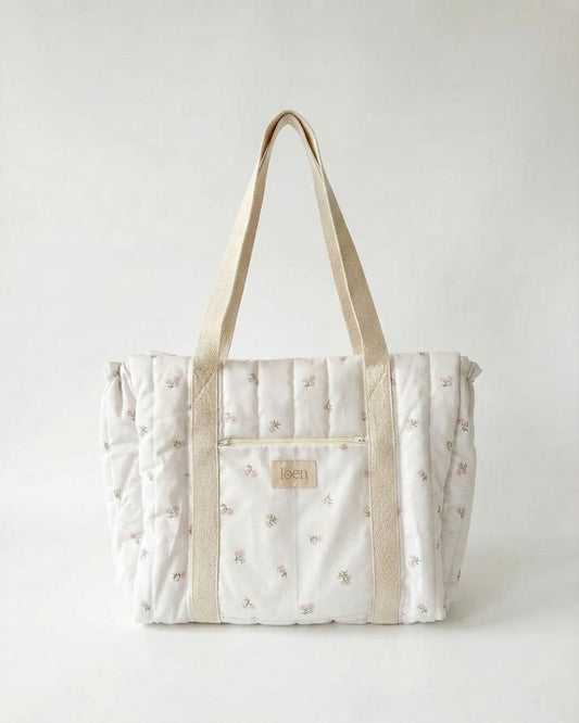 Bolso Esencial – Peonias Beige