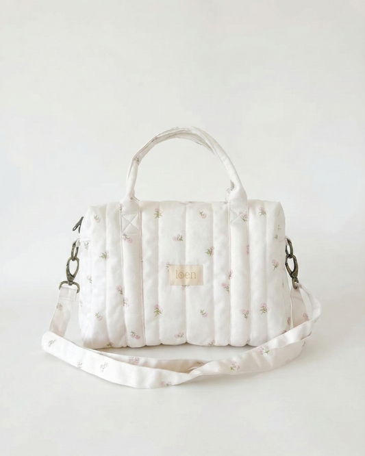 Bolso Alma - Peonias Beige