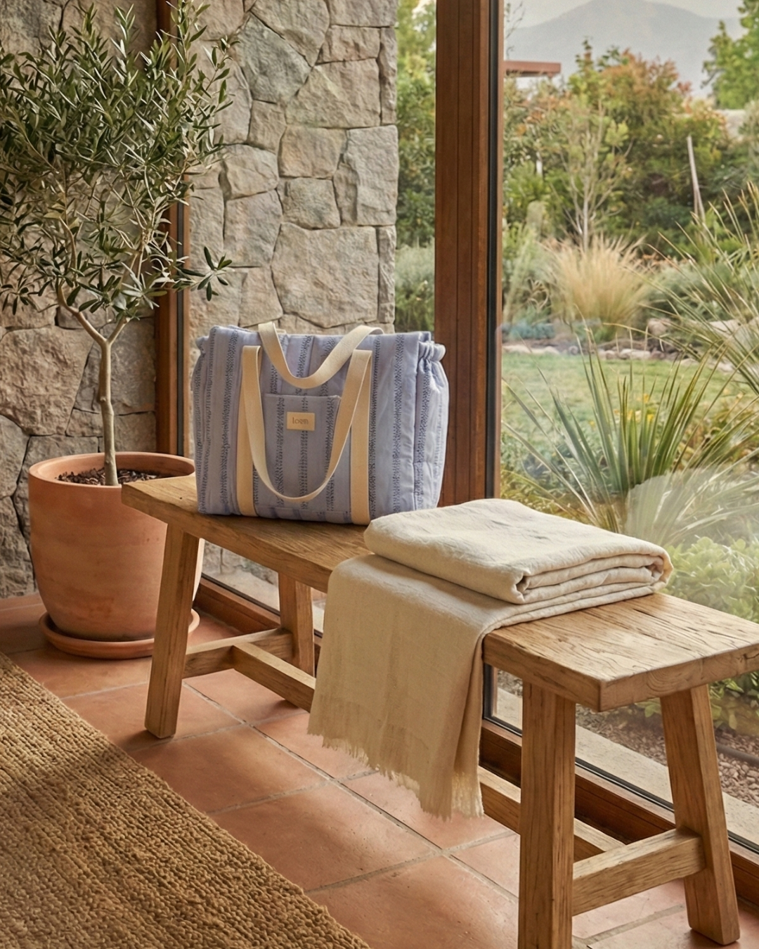 Bolso Esencial – Espiga Azul