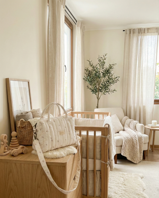 Bolso Alma - Peonias Beige