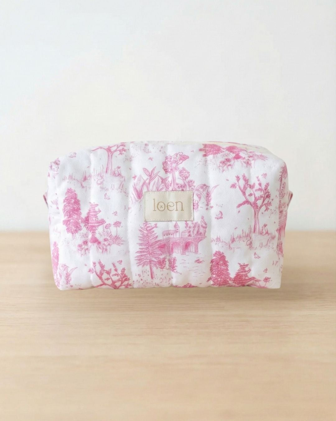 Neceser Esencial – Toile Rosa