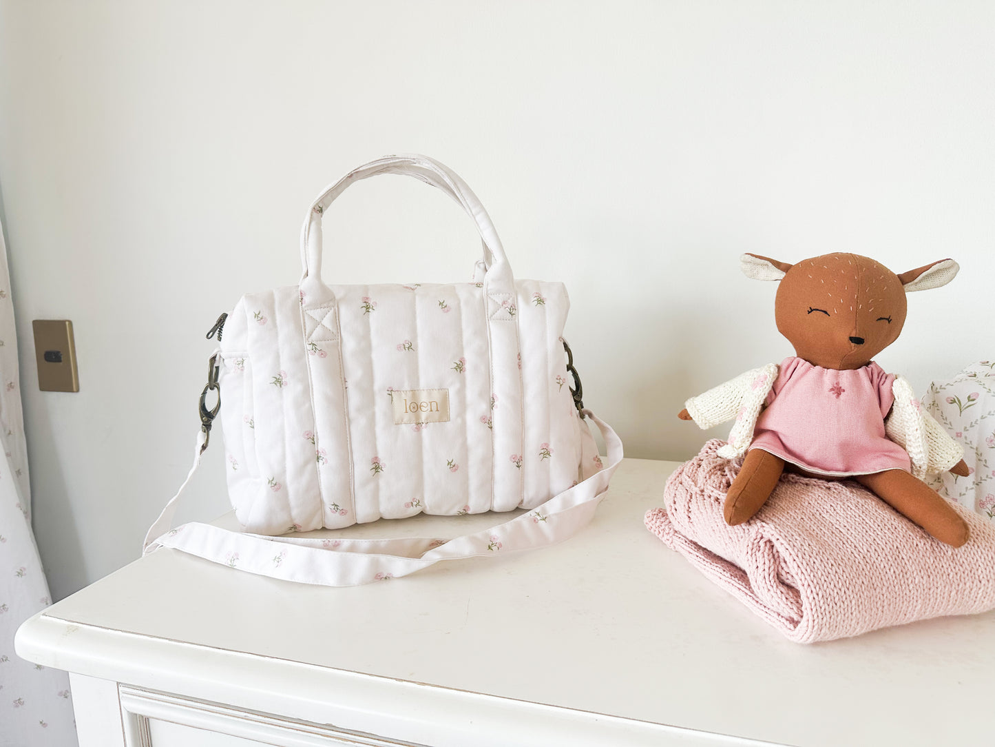 Bolso Alma - Peonias Beige