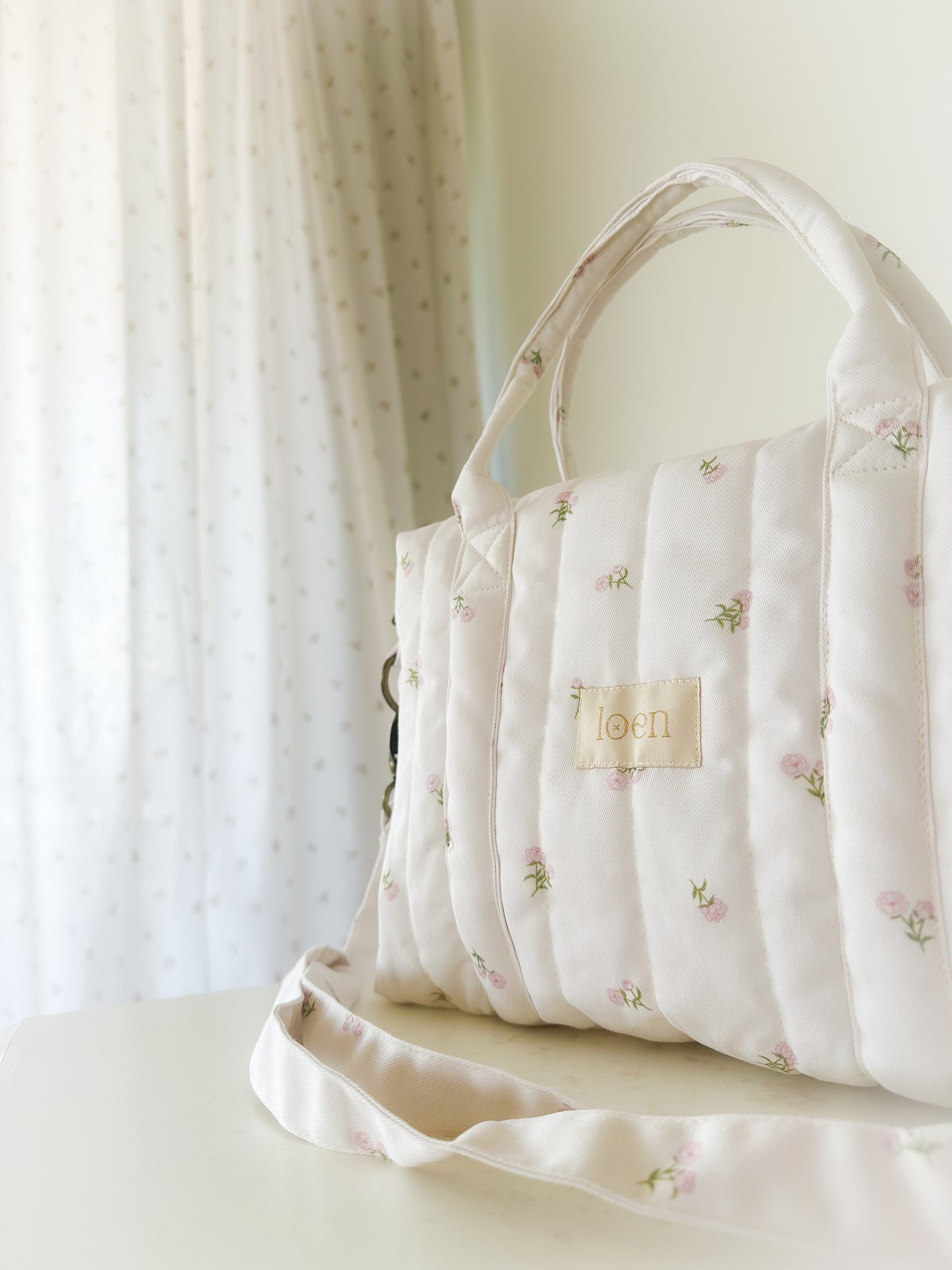Bolso Alma - Peonias Beige