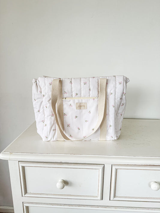 Bolso Esencial – Peonias Beige