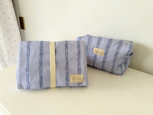 Mudador Portátil – Espigas Azul